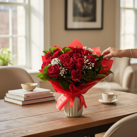 Buchet 15 Trandafiri About Flowers