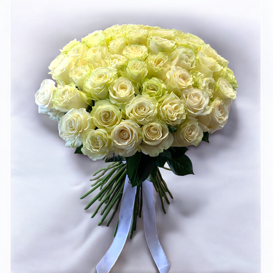 Buchet 51 Trandafiri – Alege între Roșii sau Albi About Flowers