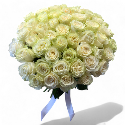 Buchet 51 Trandafiri – Alege între Roșii sau Albi About Flowers