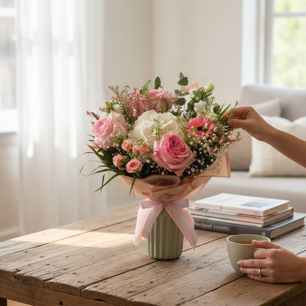 Buchet „Delicate Embrace” About Flowers