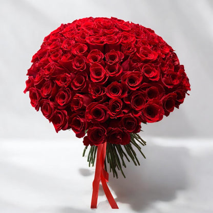 Buchet cu 101 Trandafiri Roșii – Declarație de Dragoste Absolută About Flowers