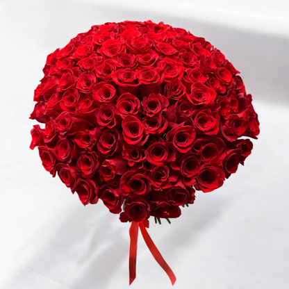 Buchet cu 101 Trandafiri Roșii – Declarație de Dragoste Absolută About Flowers