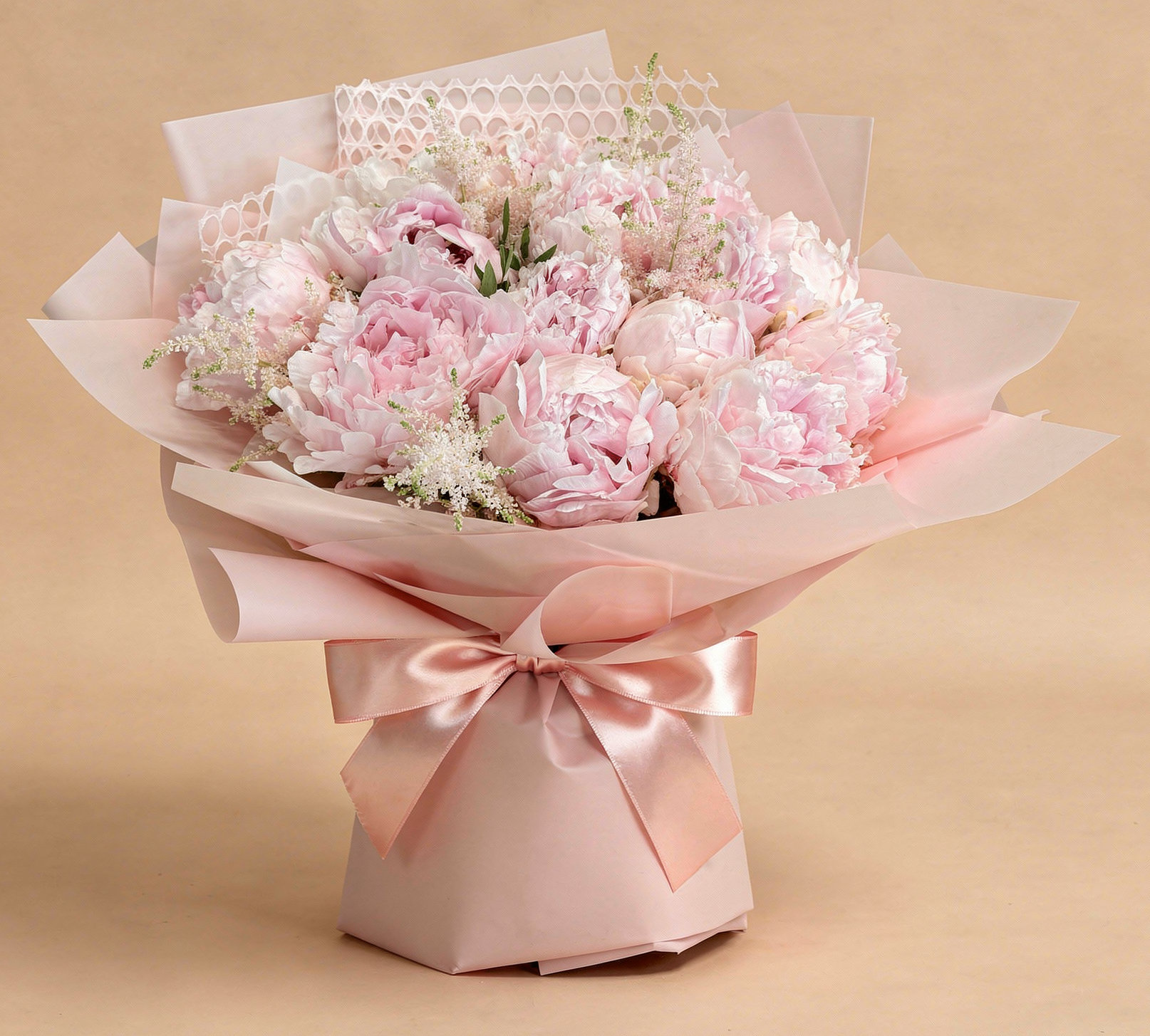 Buchet 15 Bujori Roz