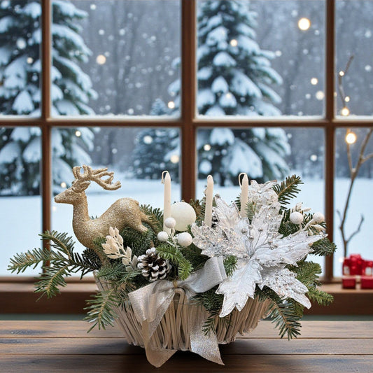 Aranjament Crăciun – Model 5 barcuta